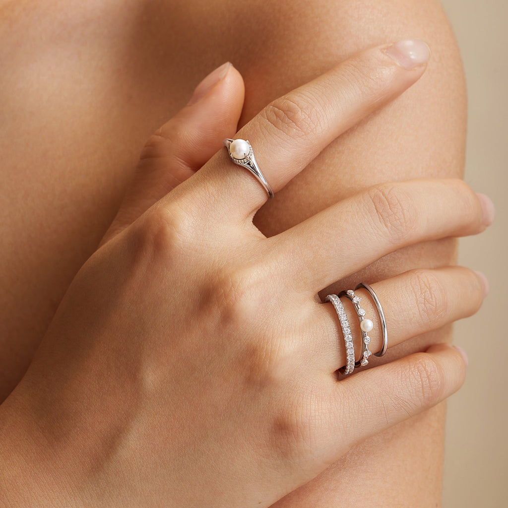 Ania Haie Silver Plain Ring