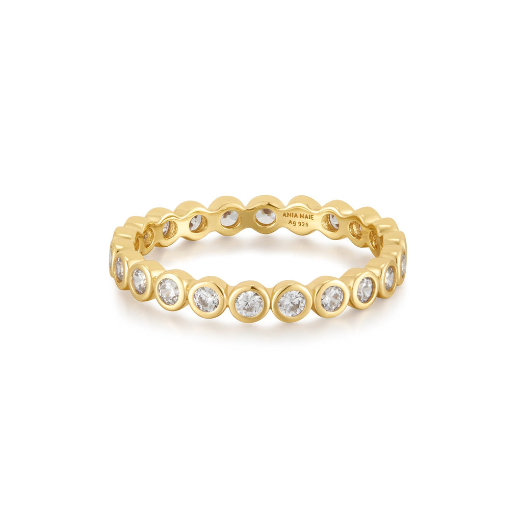 Ania Haie Gold Bezel Set Ring