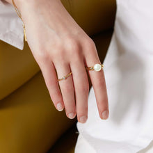 Load image into Gallery viewer, Ania Haie Gold Freshwater Sphere Pearl Ring