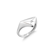 Load image into Gallery viewer, Ania Haie Silver Kiss Triangle Ring