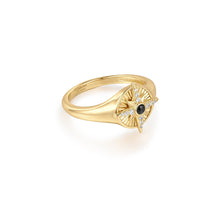 Load image into Gallery viewer, Ania Haie Gold Star Signet Ring