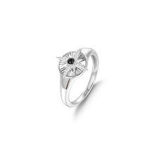 Load image into Gallery viewer, Ania Haie Silver Star Signet Ring