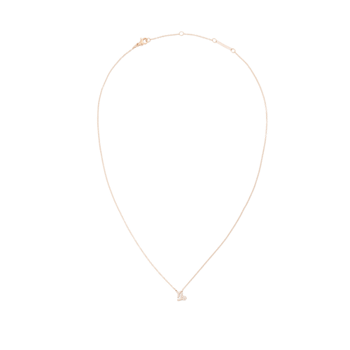 Zodiac Crystal Necklace Rose Gold