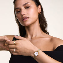 Load image into Gallery viewer, Zodiac Crystal Necklace Rose Gold