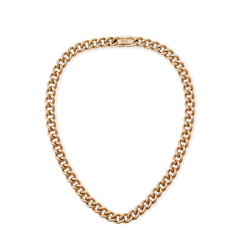 Chunky Chain Necklace Rose Gold