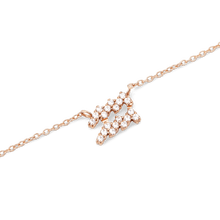 Load image into Gallery viewer, Zodiac Crystal Necklace Rose Gold