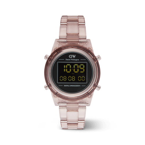 Retro Digital Dark Pink Watch