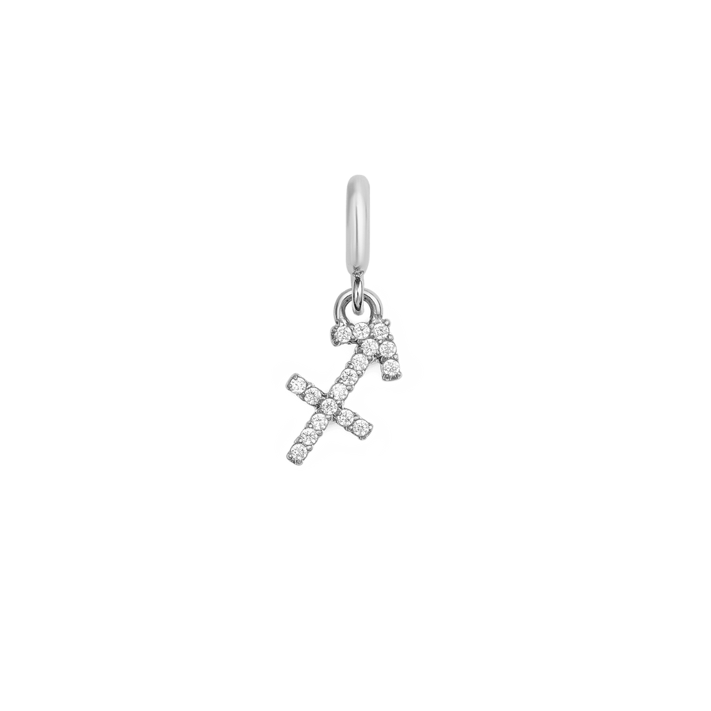 Zodiac Watch Charm Silver