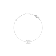 Load image into Gallery viewer, Daniel Wellington Crystal Zodiac Chain Bracelet Silver