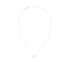 Load image into Gallery viewer, Zodiac Crystal Necklace Silver