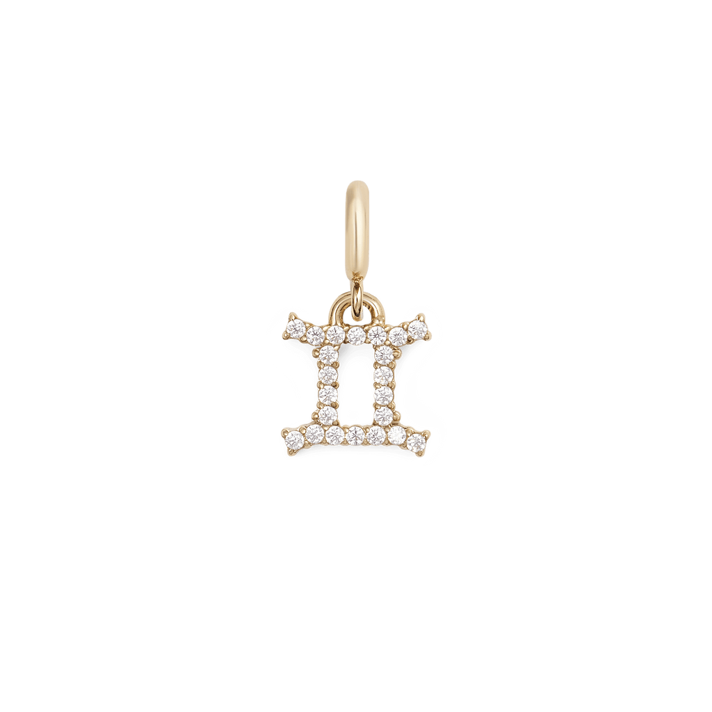Zodiac Watch Charm Gold