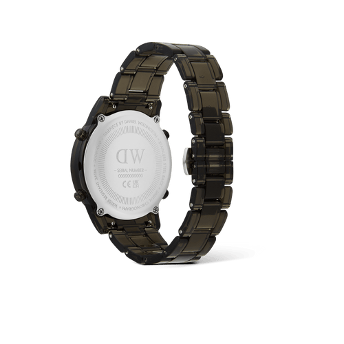 Retro Digital Dark Grey Watch