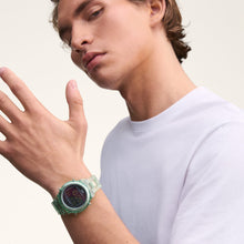 Load image into Gallery viewer, Retro Digital Light Green Watch