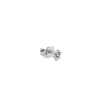 Load image into Gallery viewer, Flower Stud Silver