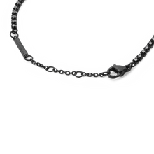 Load image into Gallery viewer, Black Crystal Tennis Bracelet