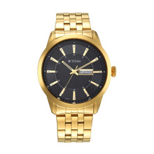 Load image into Gallery viewer, Titan Regalia Opulent Champagne Dial Analogue Stainless Steel Strap watch for Men