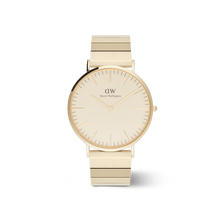 Load image into Gallery viewer, Classic Piano Link Gold Unitone Watch