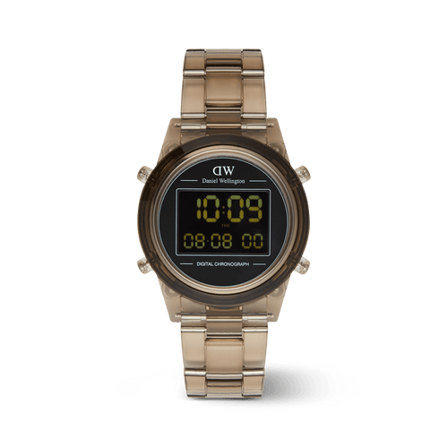 Retro Digital Dark Brown Watch