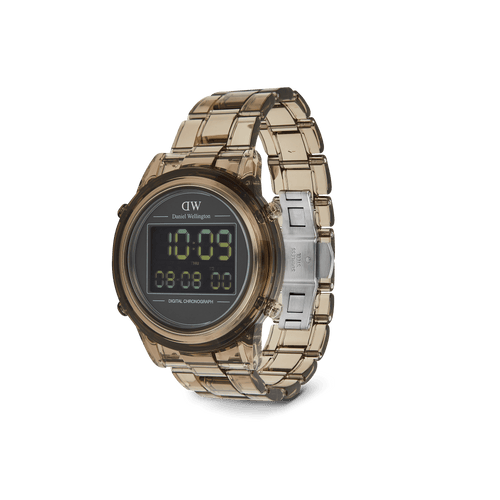 Retro Digital Dark Brown Watch