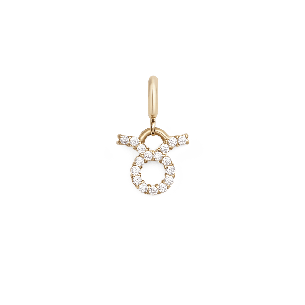 Zodiac Watch Charm Gold