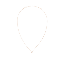 Load image into Gallery viewer, Zodiac Crystal Necklace Rose Gold