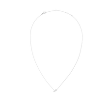 Load image into Gallery viewer, Zodiac Crystal Necklace Silver