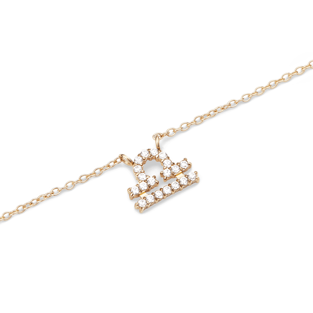 Daniel Wellington Zodiac Crystal Necklace Gold