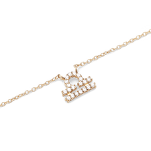 Load image into Gallery viewer, Daniel Wellington Zodiac Crystal Necklace Gold