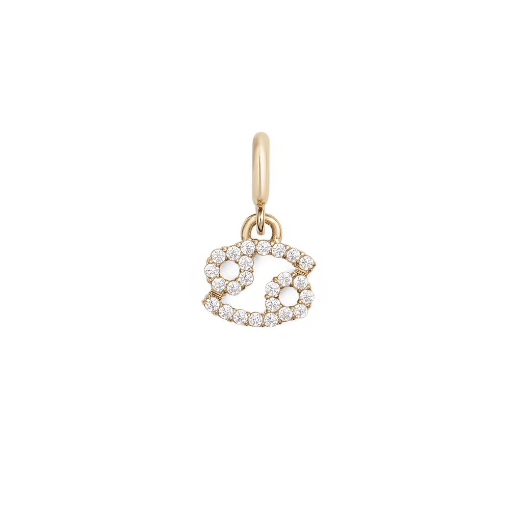 Zodiac Watch Charm Gold