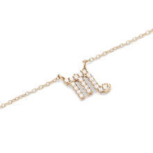 Load image into Gallery viewer, Daniel Wellington Zodiac Crystal Necklace Gold