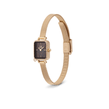 Load image into Gallery viewer, Quadro Mini Crystal Zodiac Evergold Watch