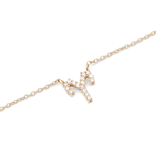 Load image into Gallery viewer, Daniel Wellington Zodiac Crystal Necklace Gold