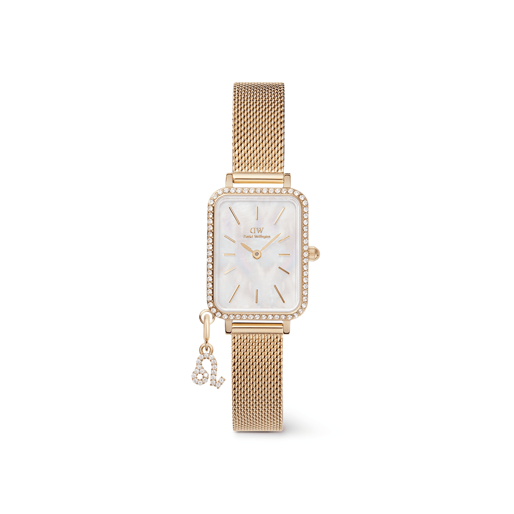 Quadro Crystal Zodiac Evergold Watch