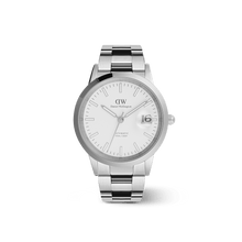 Load image into Gallery viewer, Daniel Wellington Iconic Link Automatic Silver Watch