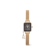 Load image into Gallery viewer, Quadro Mini Crystal Zodiac Evergold Watch