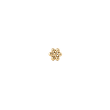 Load image into Gallery viewer, Flower Stud Gold