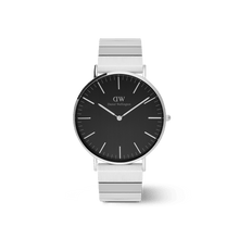 Load image into Gallery viewer, Daniel Wellington Classic Piano Link Onyx Silver Watch