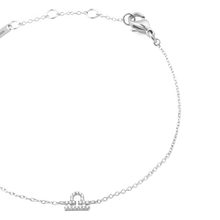 Load image into Gallery viewer, Daniel Wellington Crystal Zodiac Chain Bracelet Silver