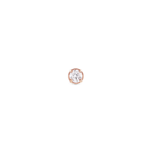 Load image into Gallery viewer, Crystal Stud Rose Gold