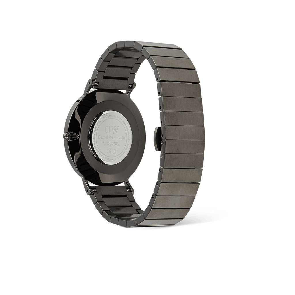 Classic Piano Link Graphite Unitone Watch