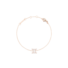 Load image into Gallery viewer, Daniel Wellington Crystal Zodiac Chain Bracelet Rose Gold