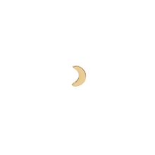 Load image into Gallery viewer, Moon Stud Gold