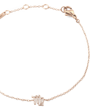 Load image into Gallery viewer, Daniel Wellington Crystal Zodiac Chain Bracelet Rose Gold