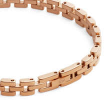 Load image into Gallery viewer, Daniel Wellington 3-Link Bracelet Rose Gold