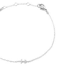 Load image into Gallery viewer, Daniel Wellington Crystal Zodiac Chain Bracelet Silver