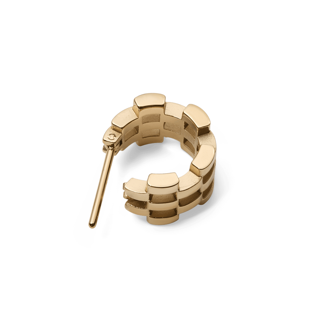 5-Link Earrings Gold