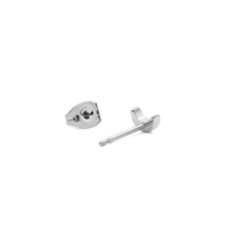 Load image into Gallery viewer, Moon Stud Silver