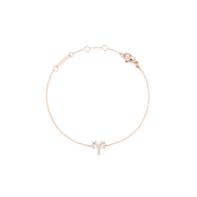 Load image into Gallery viewer, Daniel Wellington Crystal Zodiac Chain Bracelet Rose Gold