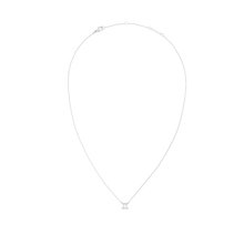 Load image into Gallery viewer, Zodiac Crystal Necklace Silver