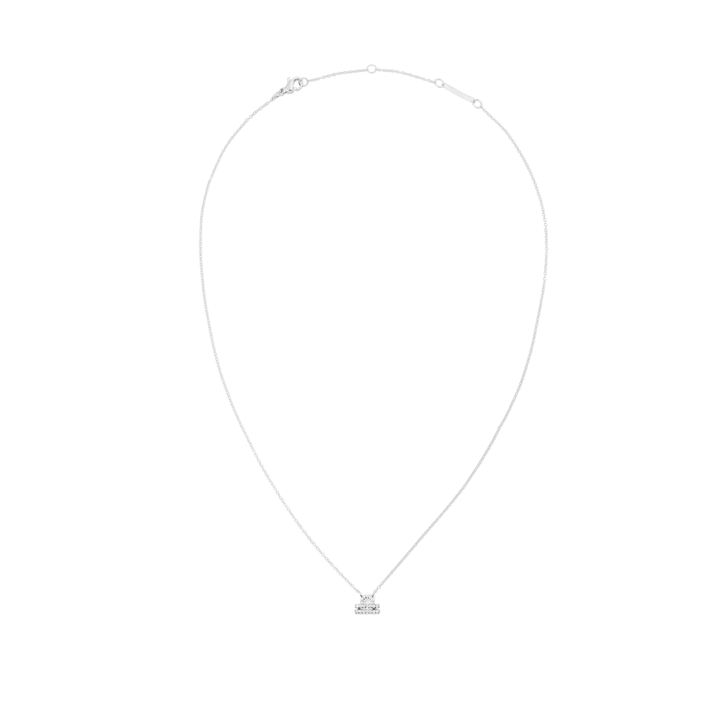 Zodiac Crystal Necklace Silver